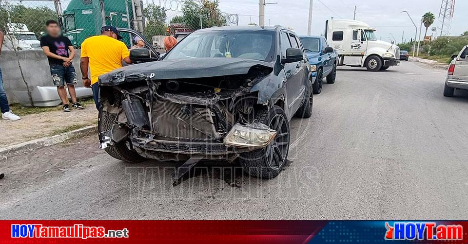 Hoy Tamaulipas - Tamaulipas Conductora Imprudente Provoca Accidente En ...