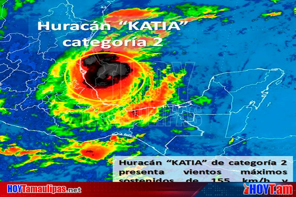 Hoy Tamaulipas Huracan Katia Se Intensifica A Categoria 2 En Costas De Veracruz