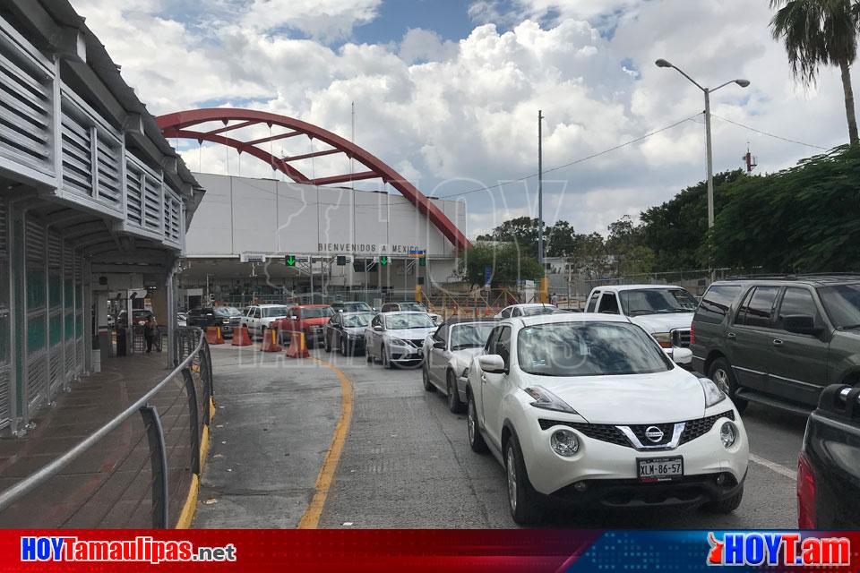 Hoy Tamaulipas - Minimo el tiempo de espera en los puentes