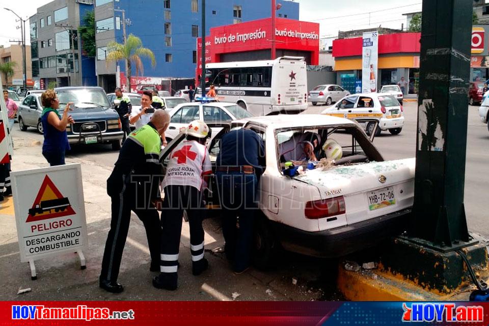 Hoy Tamaulipas Tres Lesionados Deja Choque En Tampico 3100