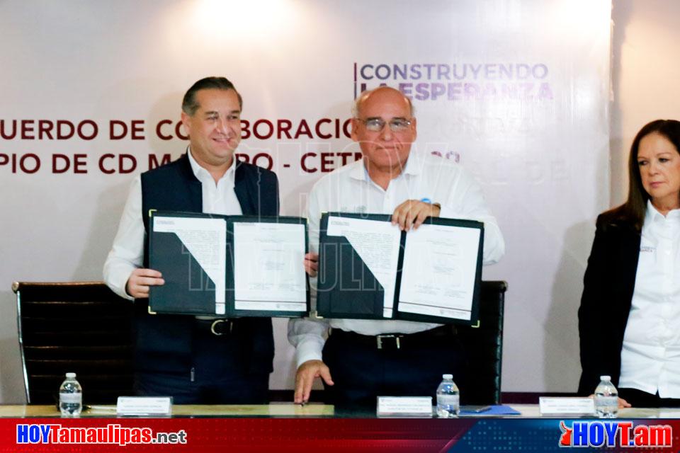 Hoy Tamaulipas Firman En Madero Convenio De Colaboracion Con Cetmar