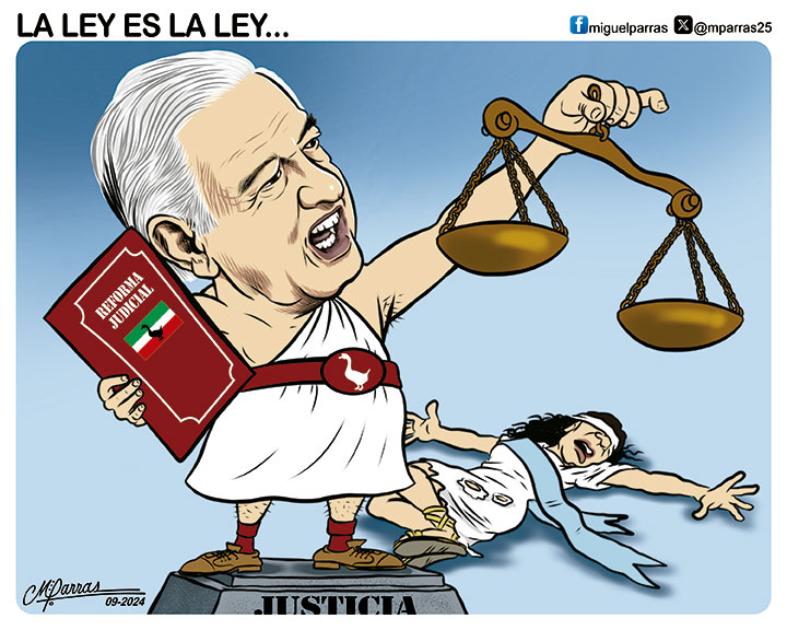 Hoy Tamaulipas - Cartones: La ley es la ley...