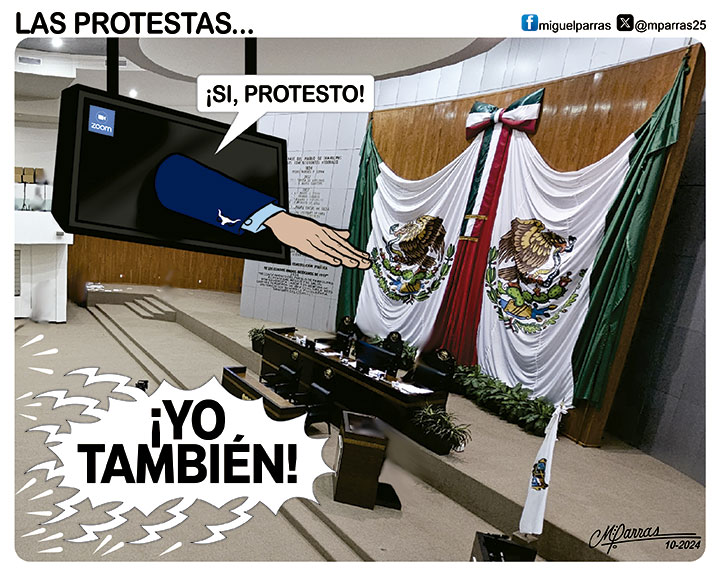 Las protestas...