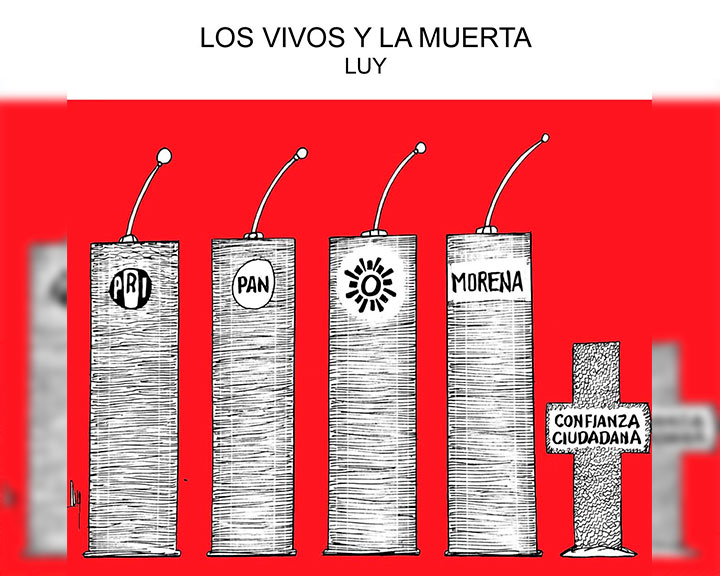 Los vivos y la muerta 