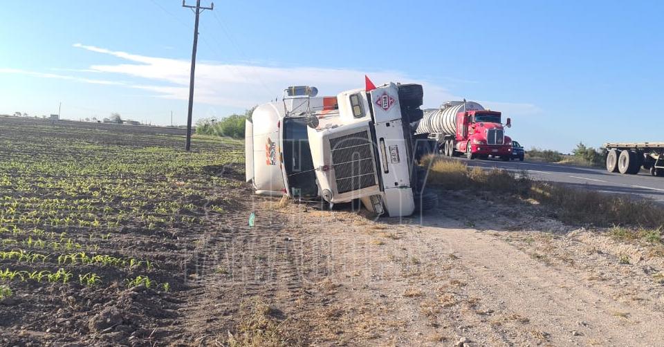 Hoy Tamaulipas   Accidentes En Tamaulipas Vuelca En Camioneta Sobrevive