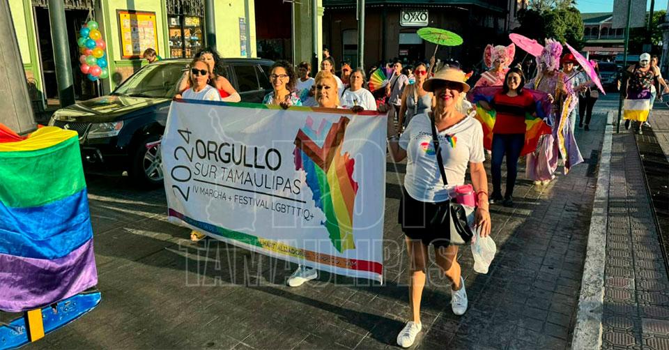 Marcha del orgullo en Tampico
