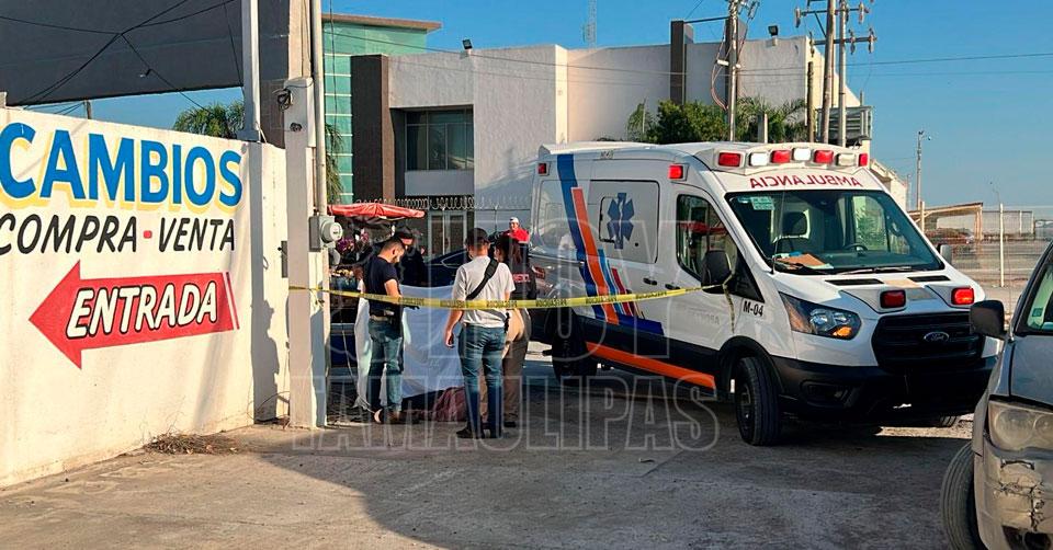 Comerciante muerto en Reynosa