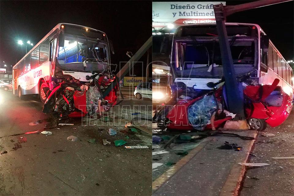 Hoy Tamaulipas Choque Entre Autobus Y Carro Deja Tres Muertos En Tampico 7279